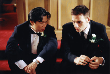 Tyler Christopher and Chi Muoi Lo in Catfish in Black Bean Sauce (1999)