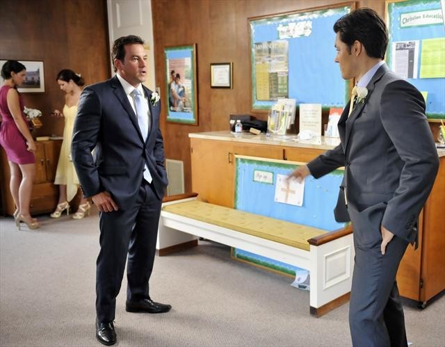 Still of Tyler Christopher and Blair Redford in The Lying Game (2011)