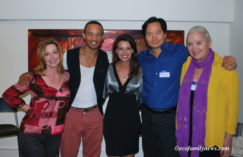 Actors Panel at Synergy TV Event with Sally Kirkland, Sharon Lawrence, Kiko Ellsworth, and founder Katie Nelligan