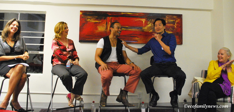 Actors Panel at Synergy TV with Sally Kirkland, Sharon Lawrence, and Kiko Ellsworth