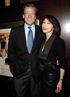 Maury Povich and Connie Chung at event of Feast of Love (2007)