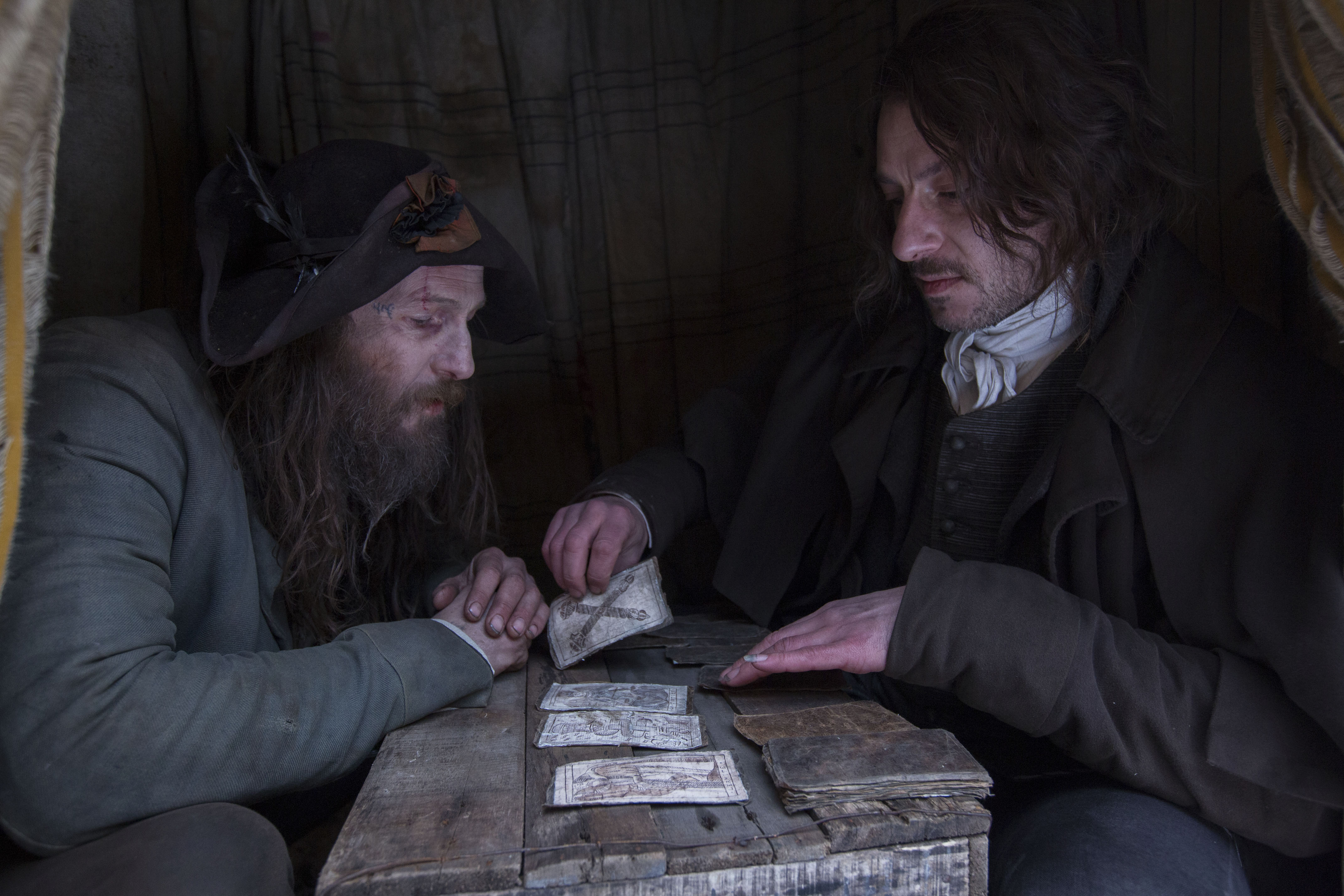 Still of Enzo Cilenti and Paul Kaye in Jonathan Strange & Mr Norrell (2015)