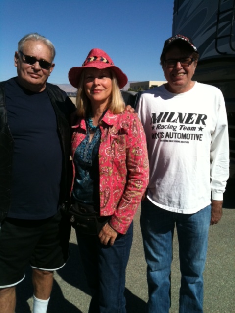 With Bo Hopkins and Paul LeMat from American Graffiti