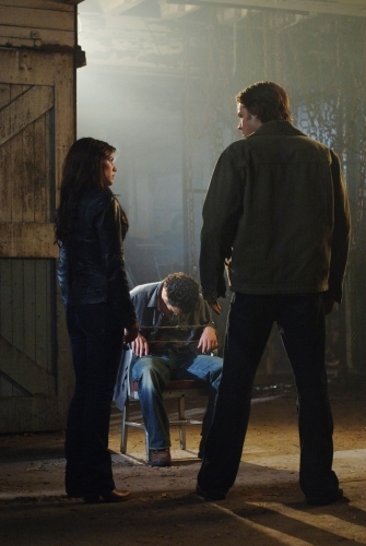 Still of Dameon Clarke, Jared Padalecki and Genevieve Padalecki in Supernatural (2005)