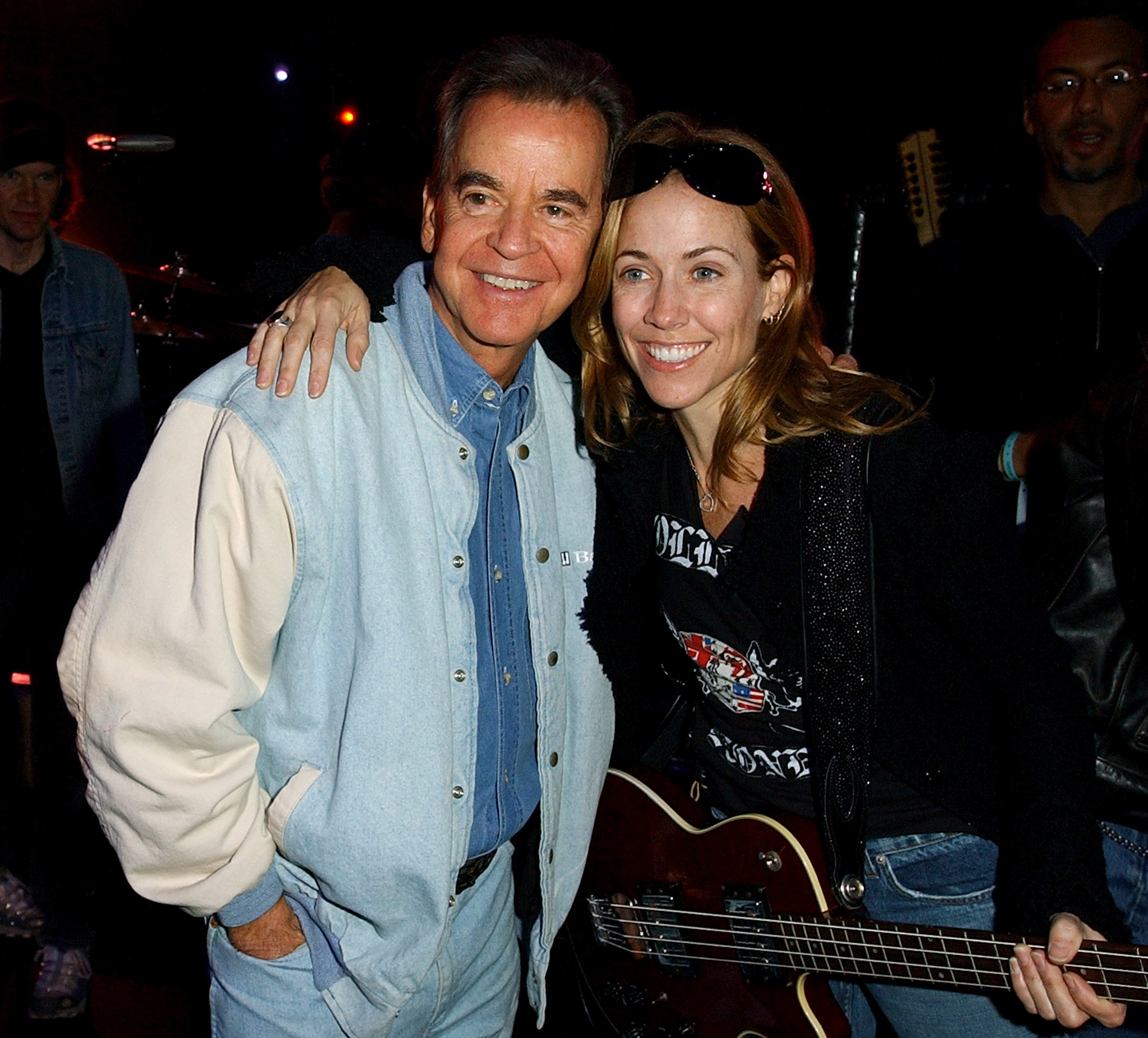 Sheryl Crow and Dick Clark