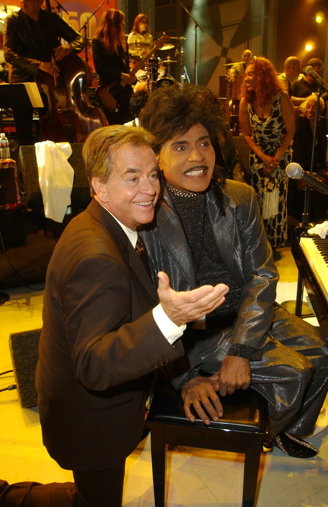 Little Richard and Dick Clark