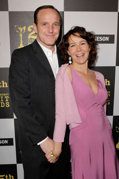 Jennifer Grey and Clark Gregg