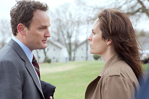 Still of Annabeth Gish and Jason Clarke in Brotherhood (2006)