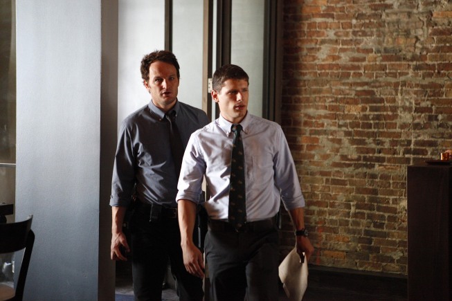 Still of Jason Clarke and Matt Lauria in The Chicago Code (2011)