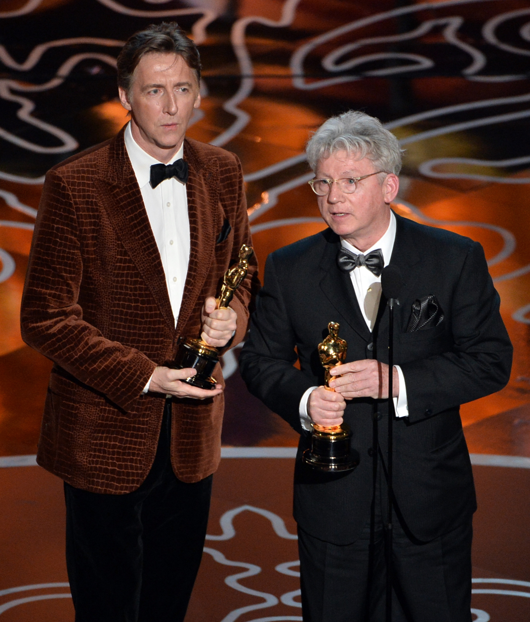 Malcolm Clarke and Nicholas Reed at event of The Oscars (2014)