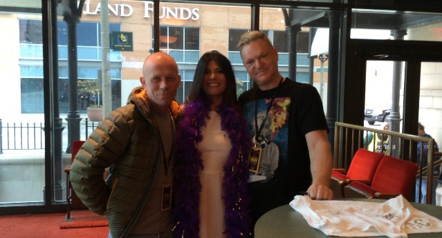 Erasure and muse Veronica Grey who is also a professional surfer and partial inspiration for their song 