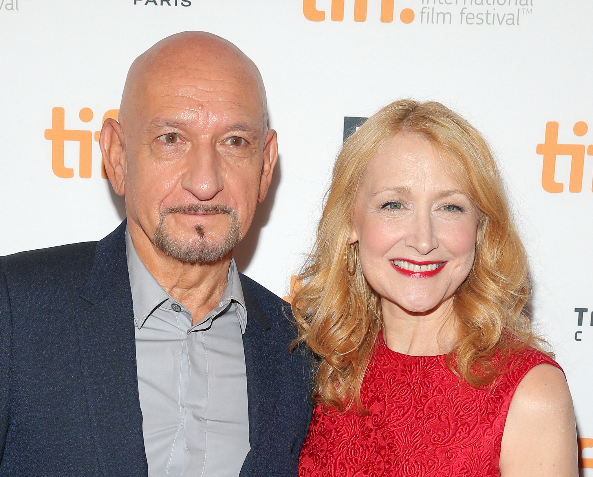 Ben Kingsley and Patricia Clarkson at event of Learning to Drive (2014)