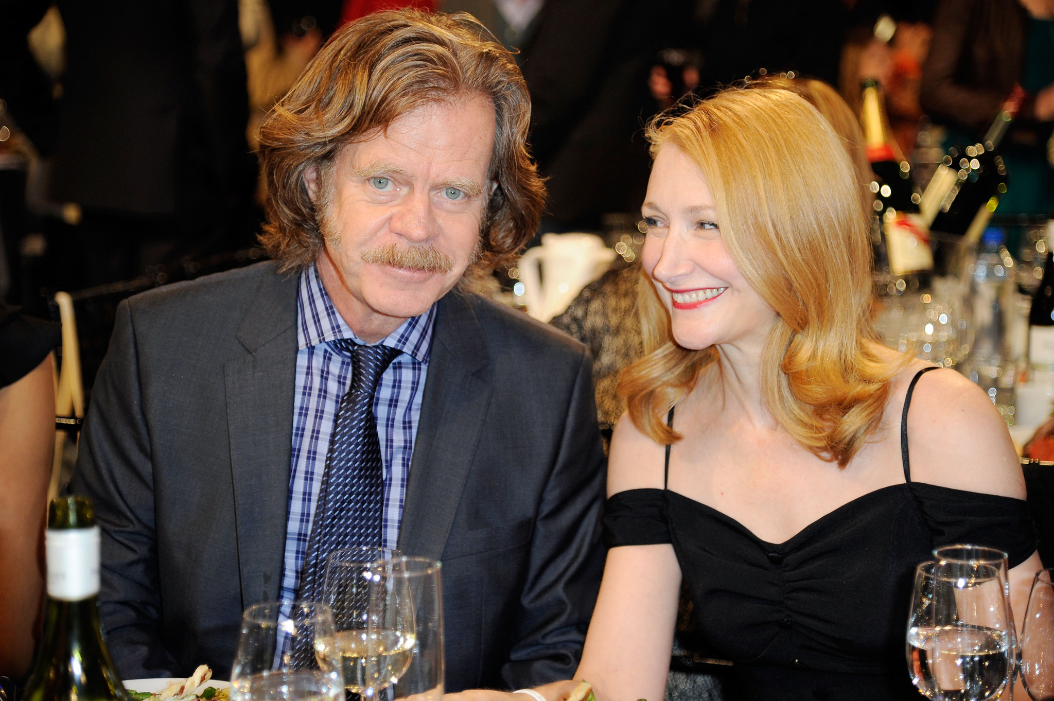William H. Macy and Patricia Clarkson