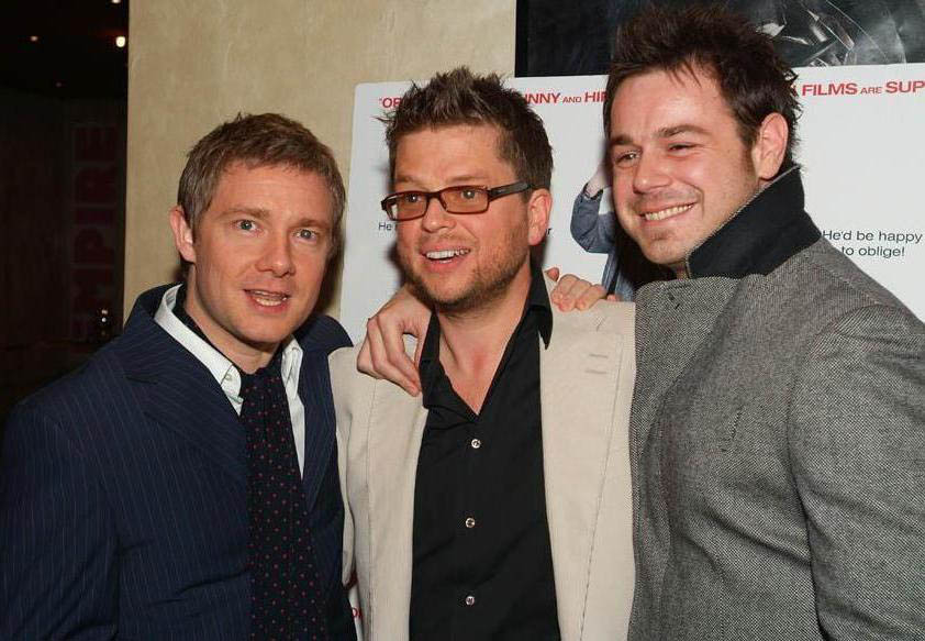 Martin Freeman, Gavin Claxton and Danny Dyer. 'The All Together' premiere at the Empire Leicester Square. May 2007.