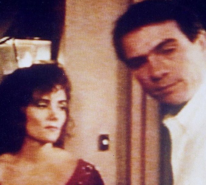 Pamela Roussel (aka Clay) with Tommy Lee Jones in DOUBLE AGENT