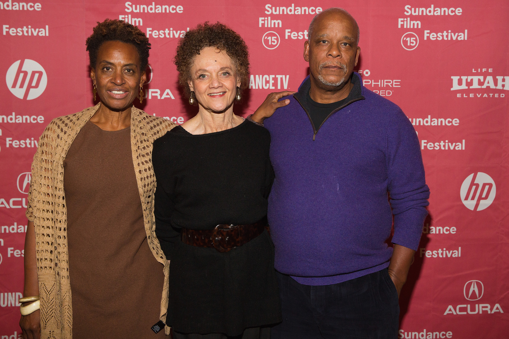 Kathleen Cleaver, Stanley Nelson and Marcia Smith at event of The Black Panthers: Vanguard of the Revolution (2015)