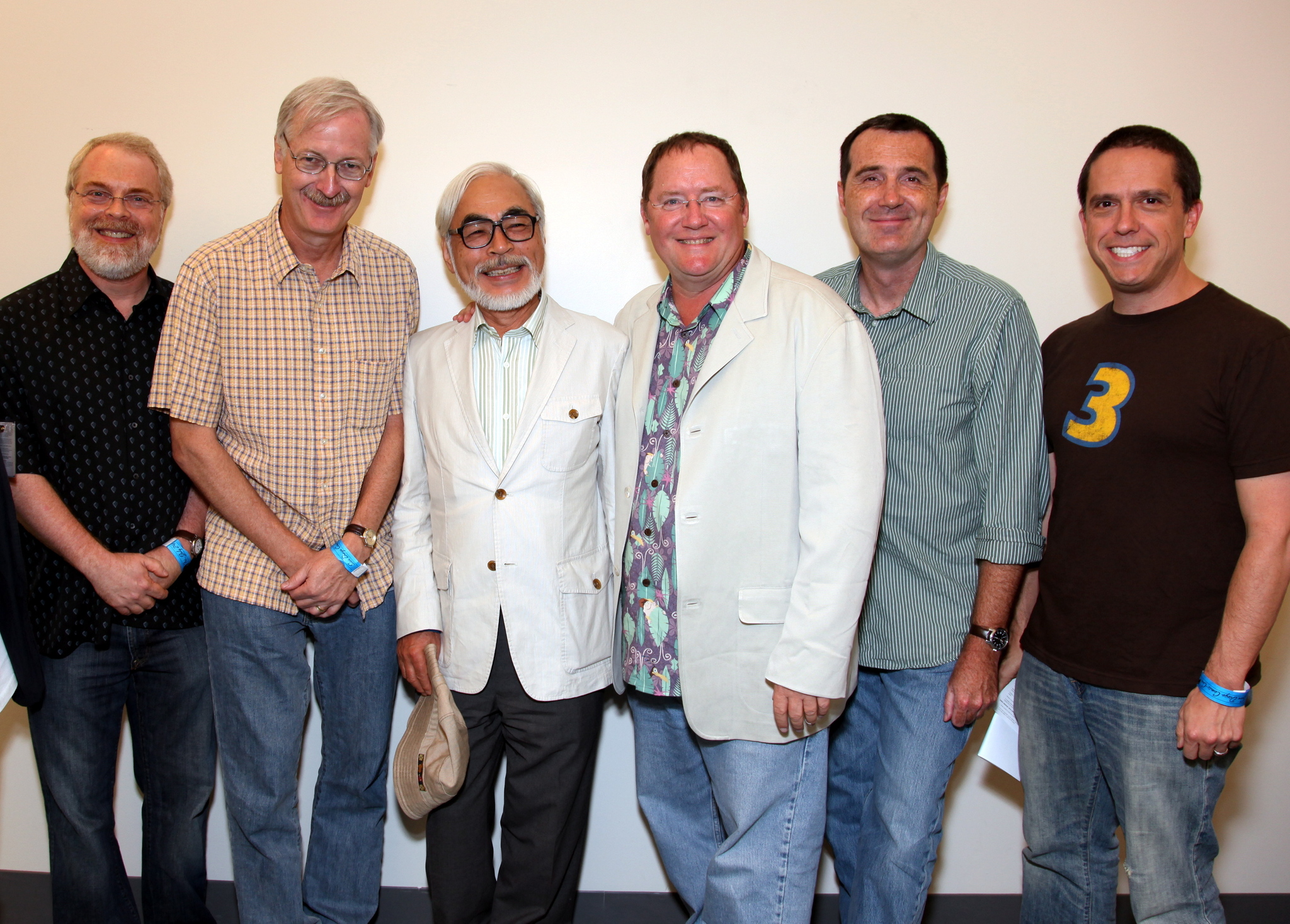 John Lasseter, Ron Clements, Hayao Miyazaki, John Musker, Lee Unkrich and Kirk Wise