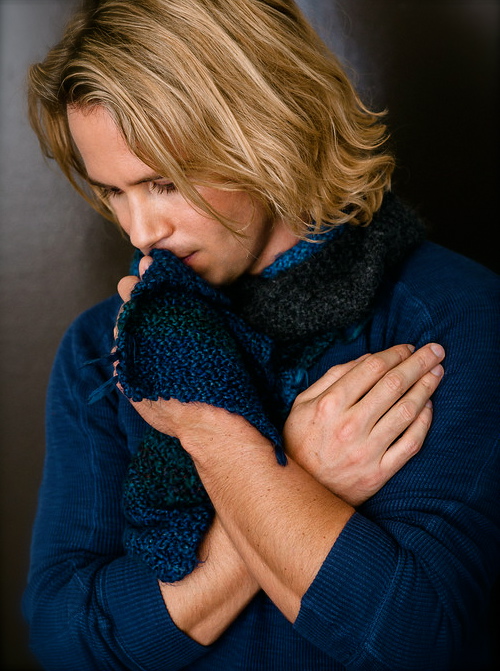 Spence's Blue Scarf