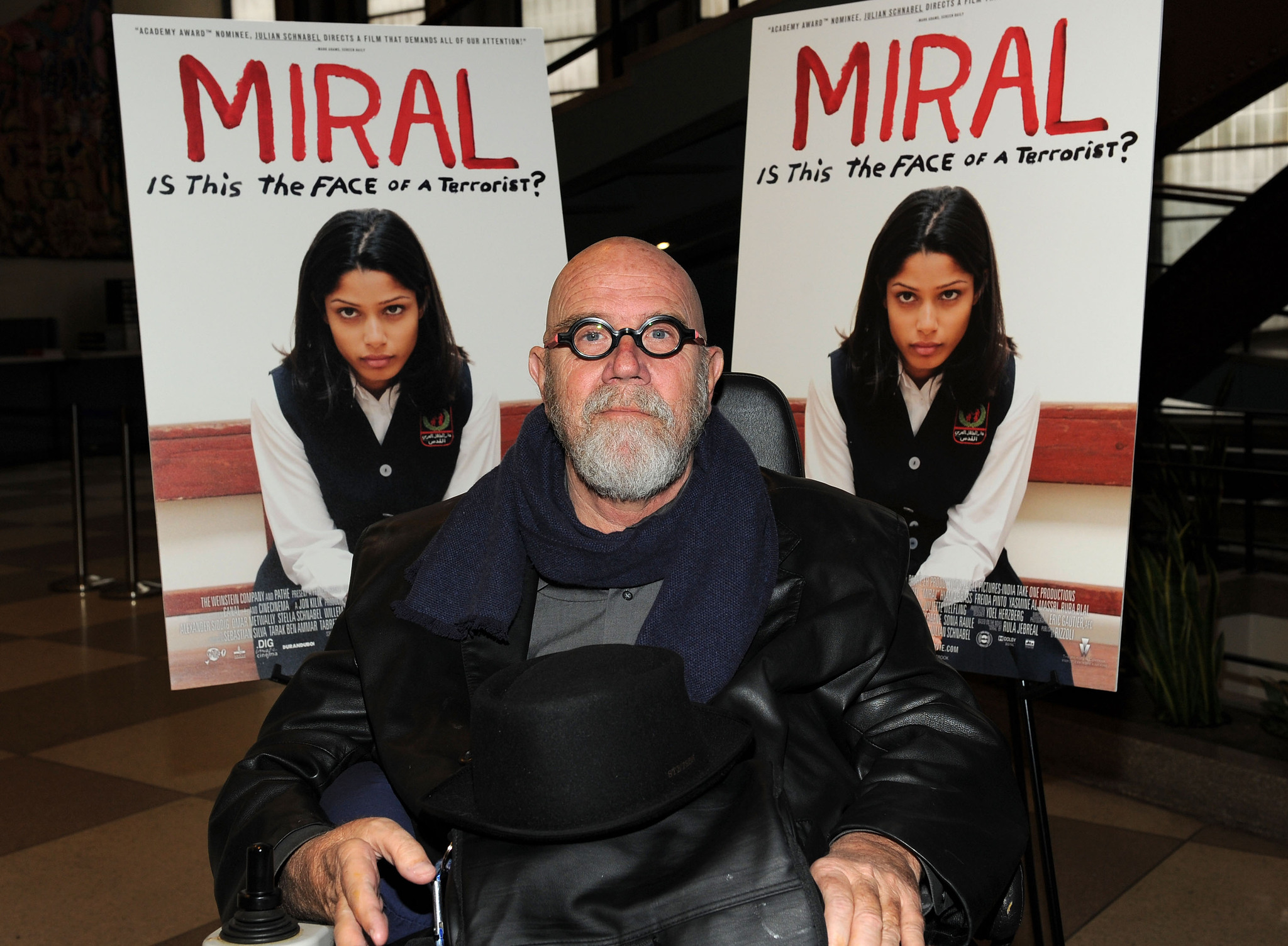 Chuck Close at event of Miral (2010)