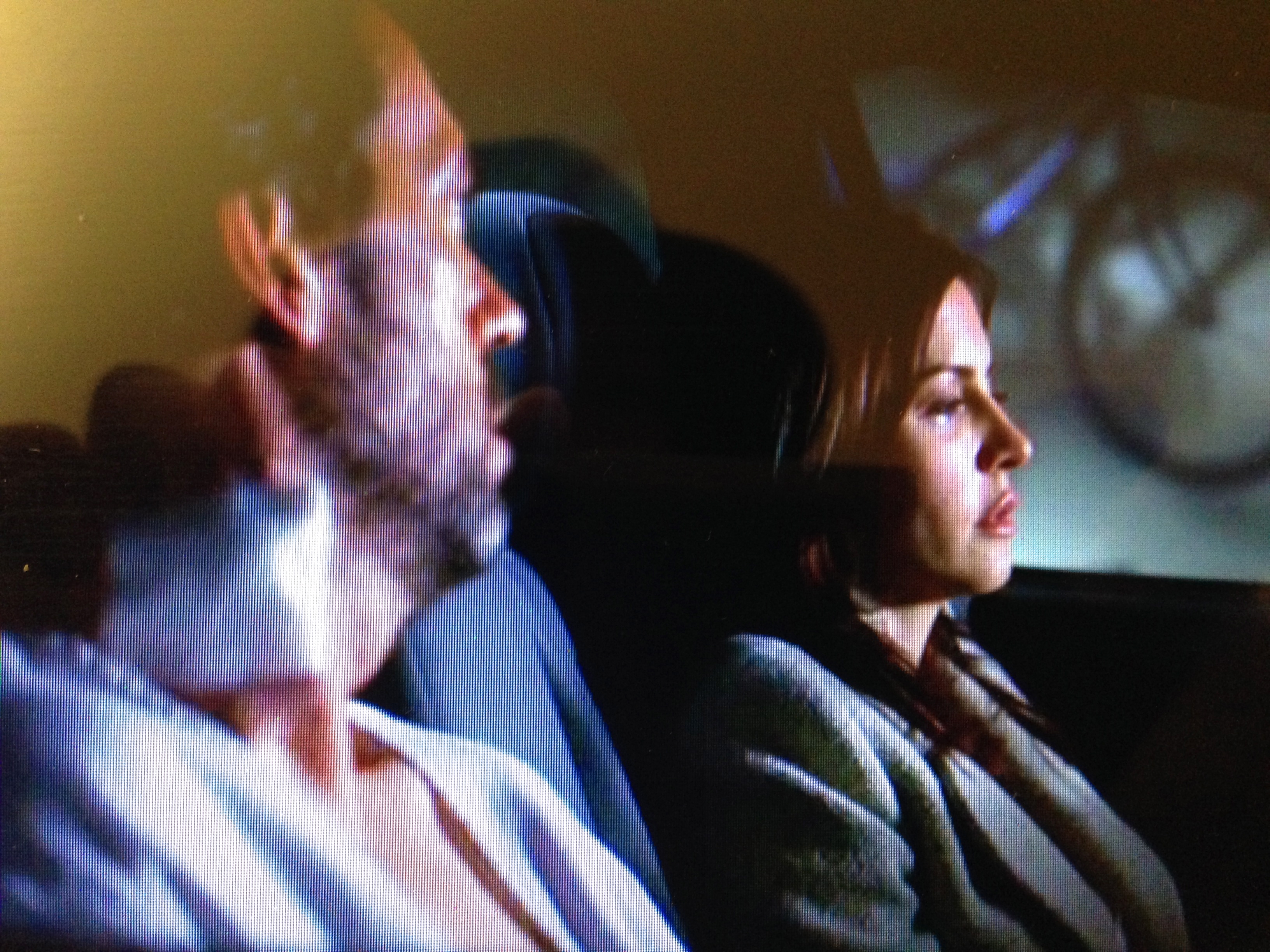 Still of Hugh Laurie and Michelle Clunie in House