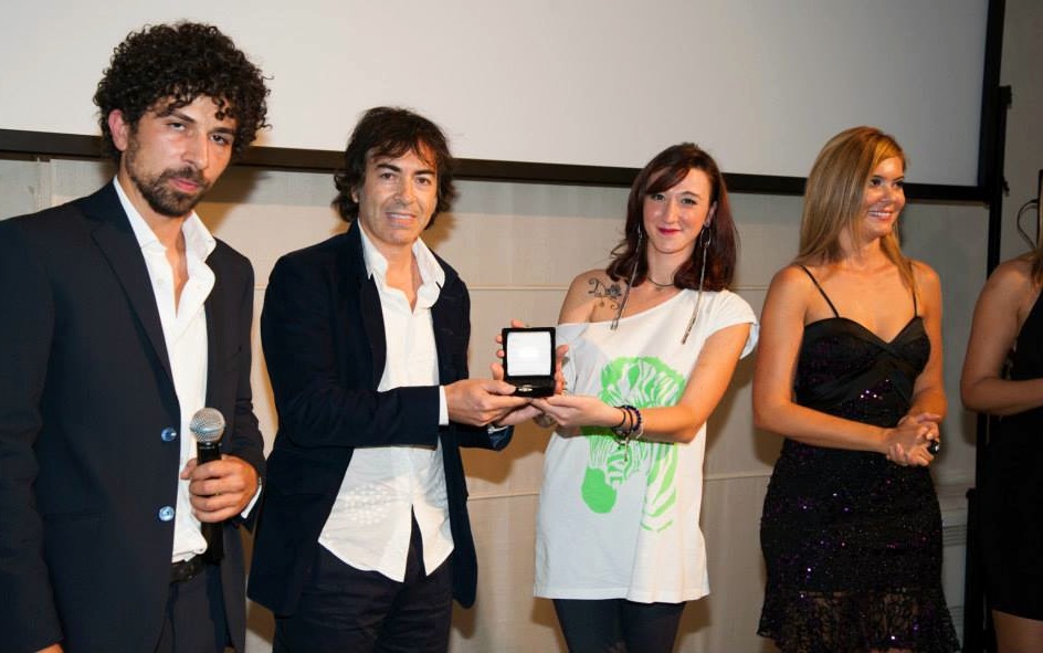 Egidio Coccimiglio at the 2013 Siena Int'l Film Festival, Italy. Compulsion wins the Sanese D'Oro and the Critic's Special Mention.