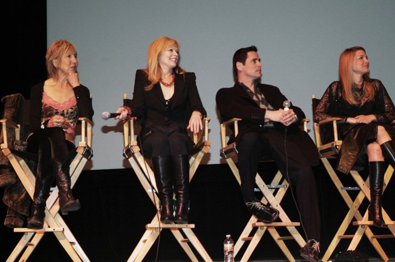 Kylee Cochran with Lin Shaye, Frances Fisher and Seth Peterson