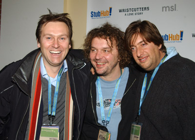 Chris Coen, Goran Dukic and Jonathan Schwartz at event of Wristcutters: A Love Story (2006)