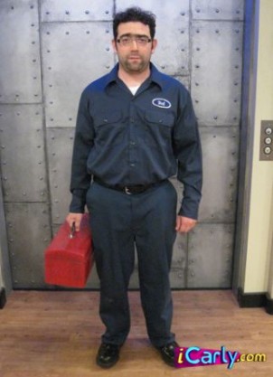 Bryan Coffee as Hal the elevator repairman from Nickelodeon's iCarly.
