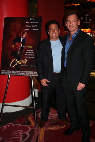 Rick Bieber and Alan Cohen at the premiere for Crazy.