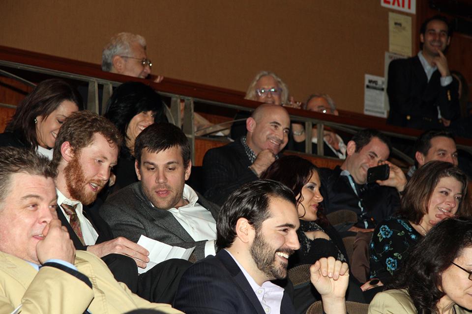 Audience at screening of 