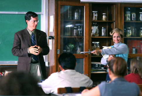 Still of Stephen Colbert and Amy Sedaris in Strangers with Candy (2005)