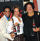 Freda Payne, Diva Perry, Ralph on red carpet for Just Like Family pilot screening July 7, 2009 Regent Showcase Theater