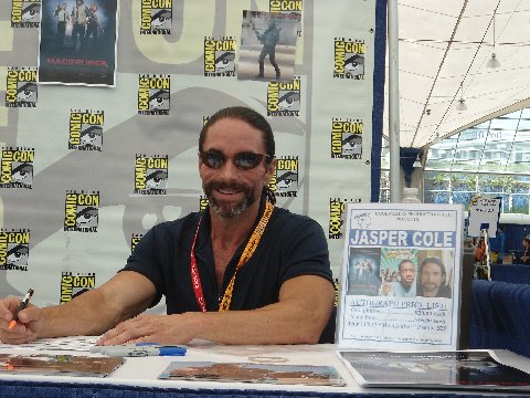 Jasper Cole....celebrity autograph signings at Comic Con 2012