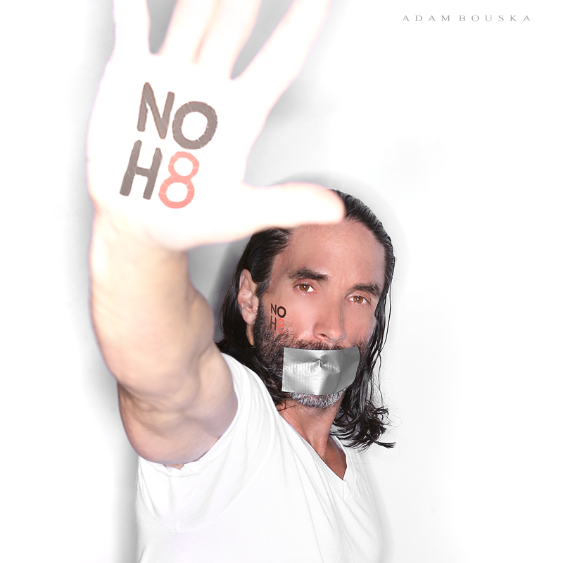 Jasper cole for NoH8 campaign