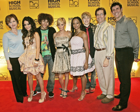 Corbin Bleu, Monique Coleman, Ashley Tisdale, Vanessa Hudgens and Lucas Grabeel at event of High School Musical (2006)
