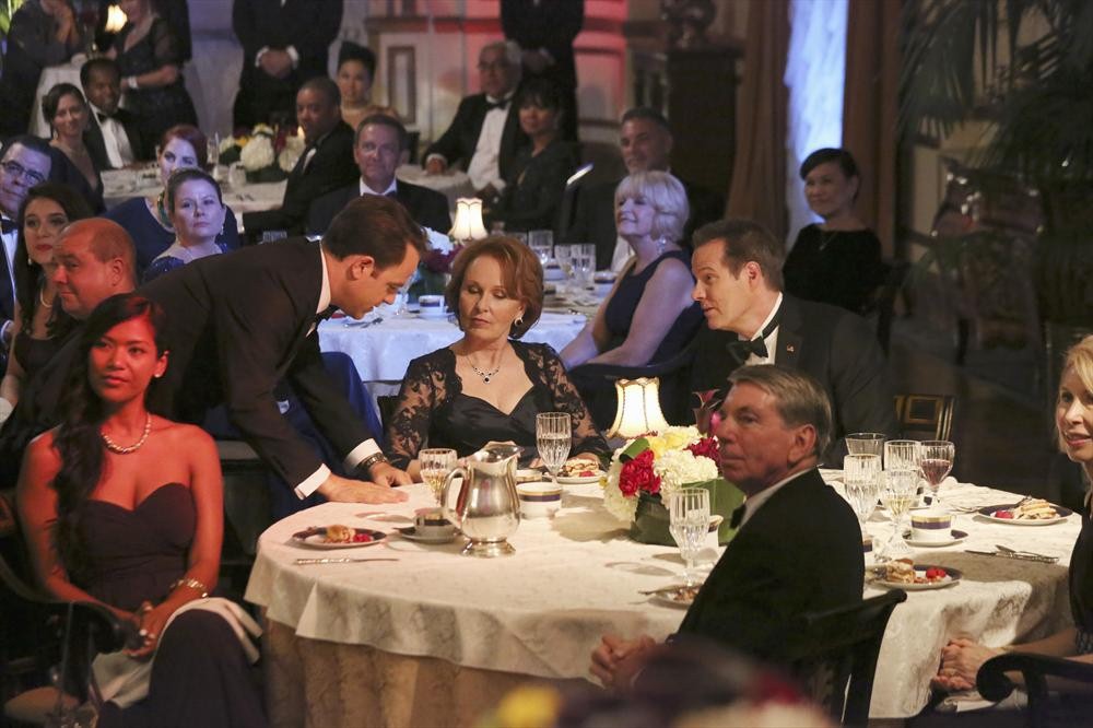 Still of Paul Adelstein, Kate Burton and Jack Coleman in Scandal (2012)