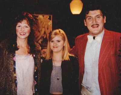 In character (left to right) actors Mo Collins, Brenda Whitehead & Christian Duguay on the 5th Season of MadTV.
