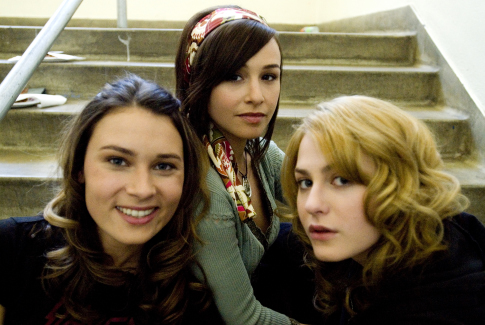 Still of Scout Taylor-Compton, Danielle Harris and Kristina Klebe in Halloween (2007)