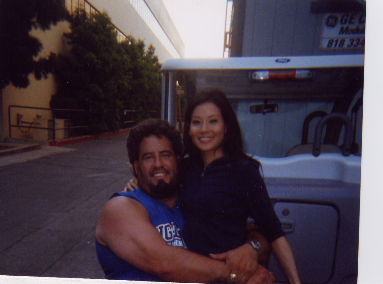 Big Bruce with Lucy Liu