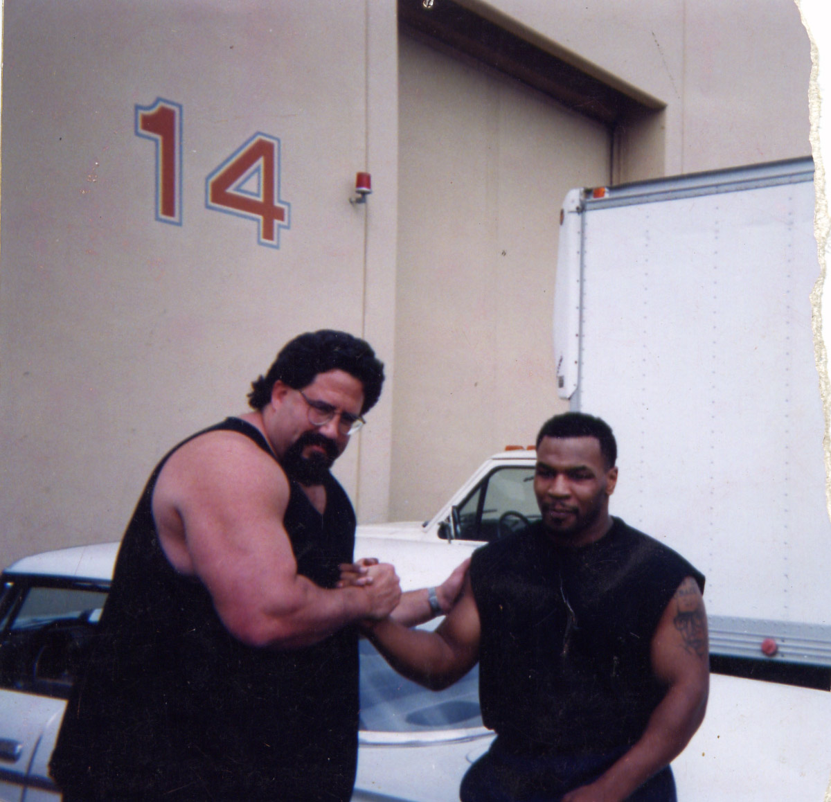 Big Bruce with Mike Tyson