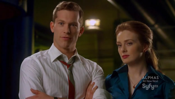 Chad Connell & Alex Paxton-Beesley in Warehouse 13, Episode 