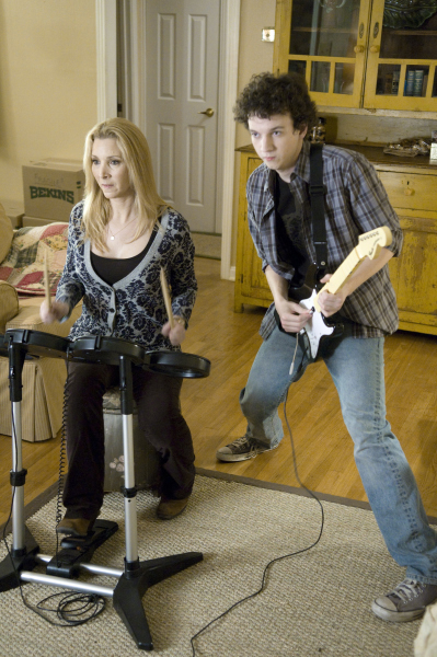 Still of Lisa Kudrow and Gaelan Connell in Bandslam (2009)