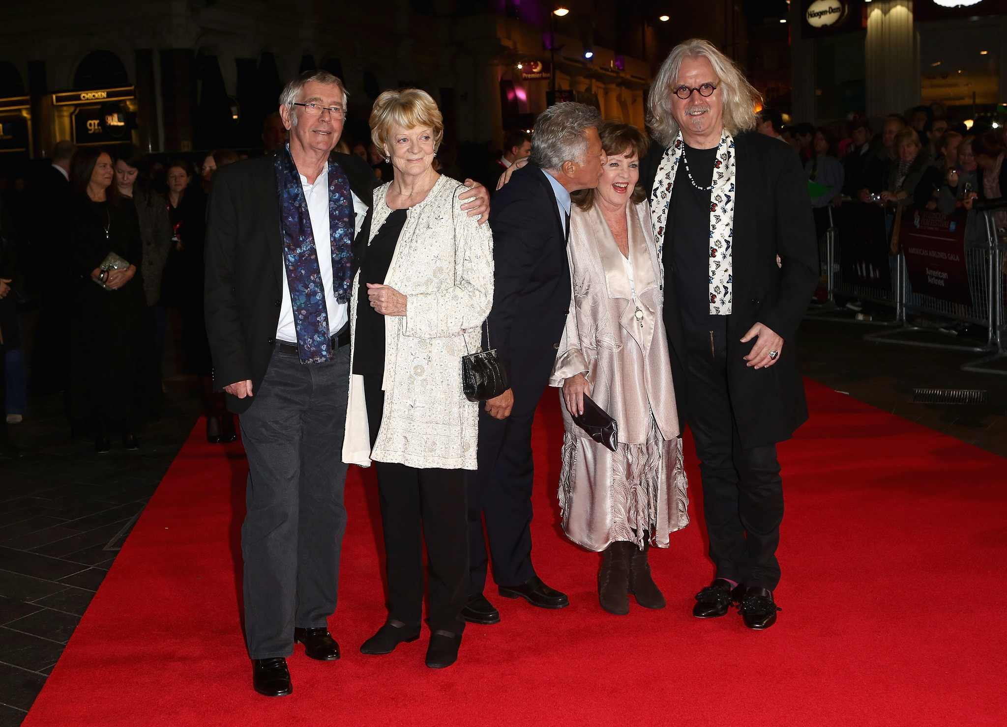 Dustin Hoffman, Maggie Smith, Pauline Collins, Billy Connolly and Tom Courtenay at event of Quartet (2012)
