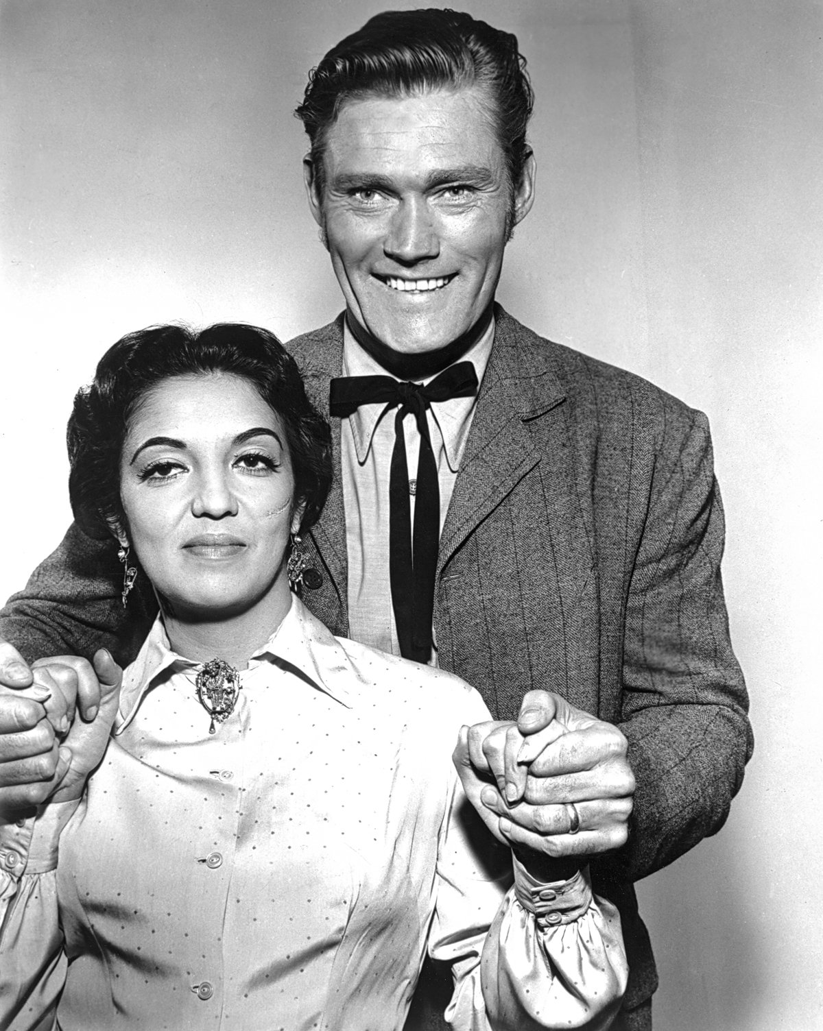 Katy Jurado and Chuck Connors in 