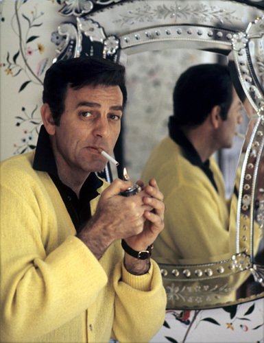 Mike Connors at home