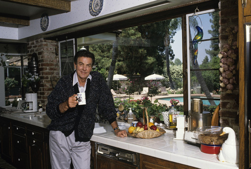 Mike Connors at home circa 1996