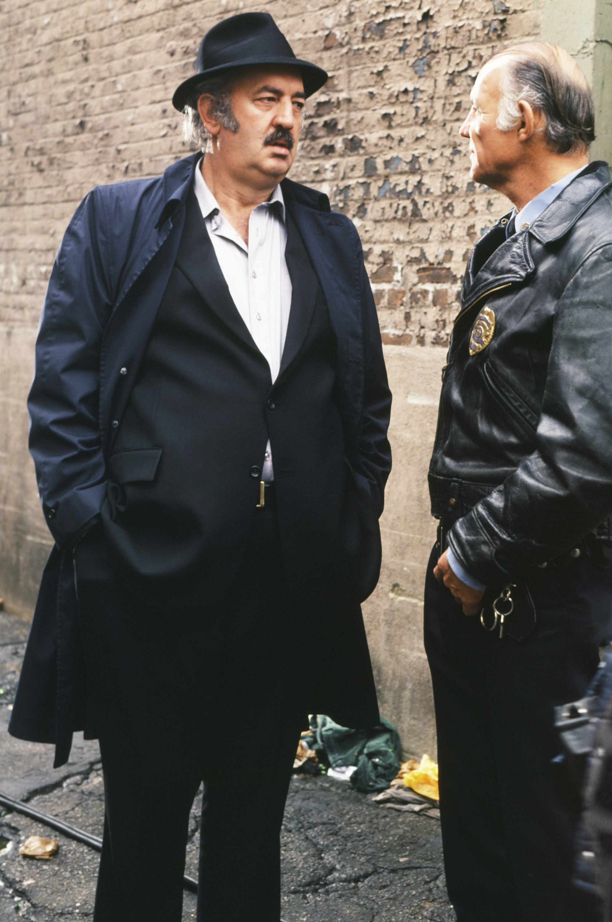 Still of Michael Conrad and Ron Feinberg in Hill Street Blues (1981)
