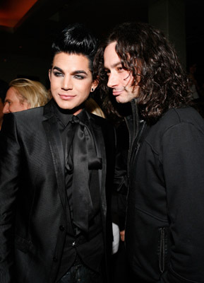 Constantine and Adam Lambert at event of Happy Tears (2009)