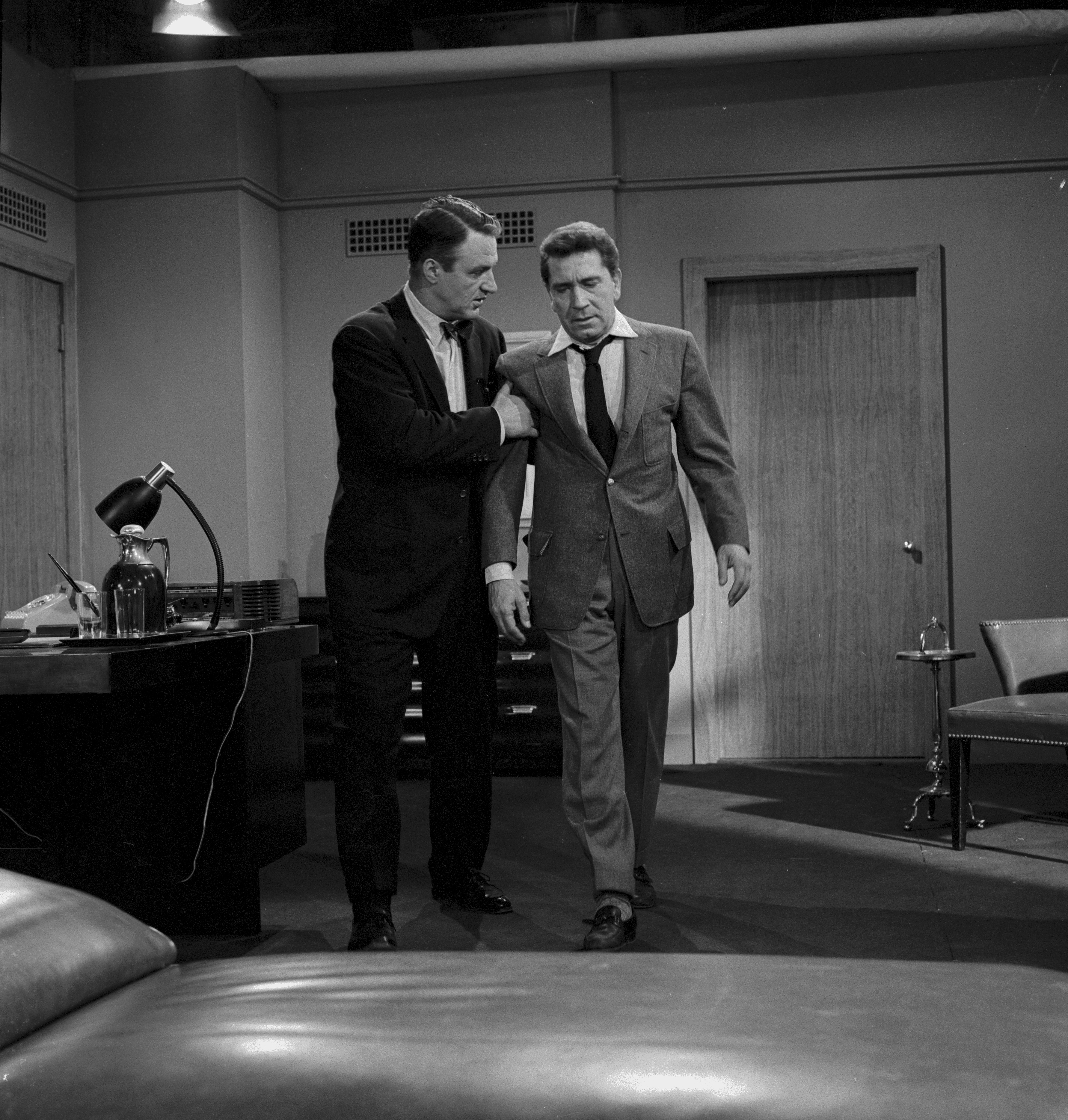 Still of Richard Conte and John Larch in The Twilight Zone (1959)