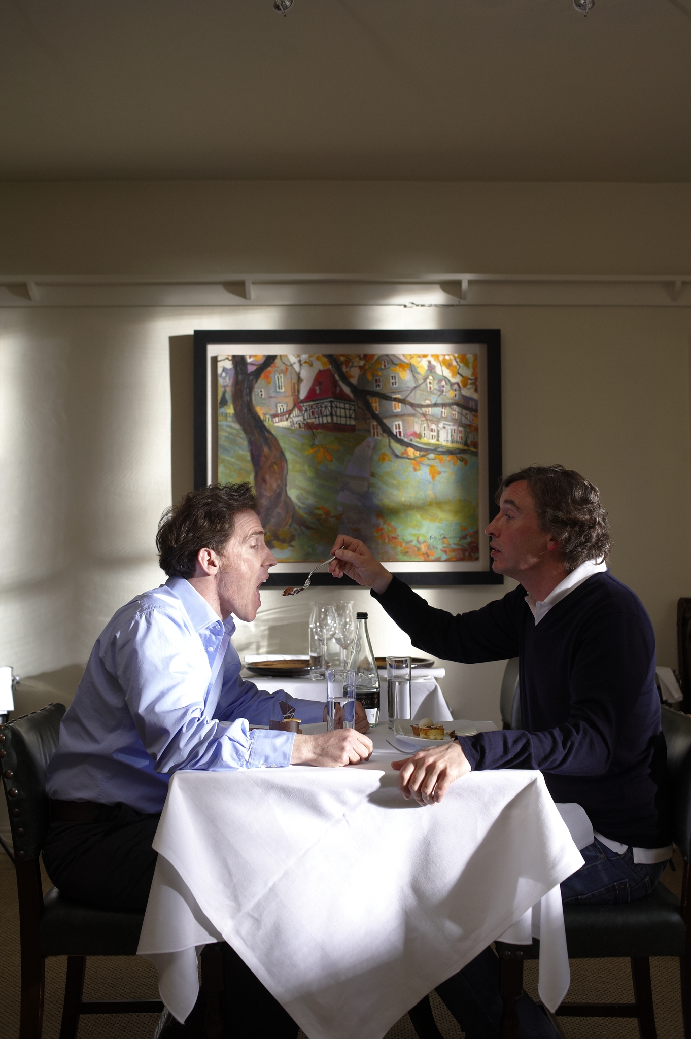 Still of Rob Brydon and Steve Coogan in The Trip (2010)